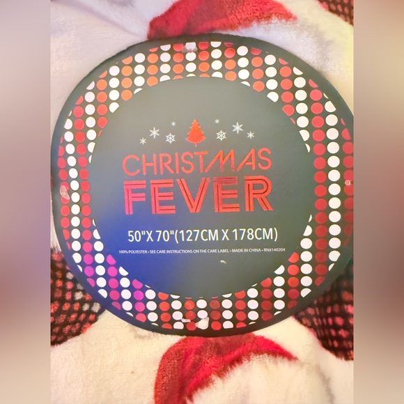 Christmas Disco ball with Santa Hat Blanket - Picture 2 of 7